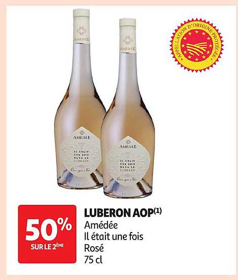 LUBERON AOP(1) Amédée Il était une fois Rosé 75 cl