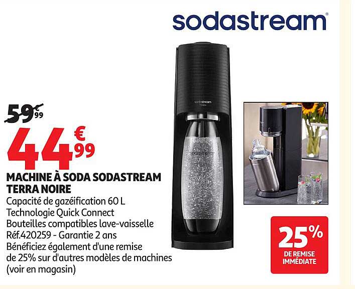 MACHINE À SODA SODASTREAM TERRA NOIRE