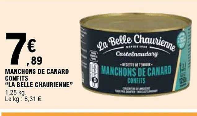 MANCHONS DE CANARD CONFITS “LA BELLE CHAURIENNE”