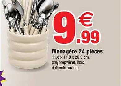 Ménagère 24 pièces