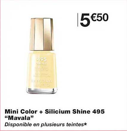 Mini Color + Silicium Shine 495 “Mavala”