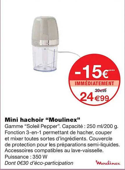 Mini hachoir “Moulinex”