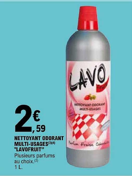 NETTOYANT ODORANT MULTI-USAGES “LAVOFRUIT”