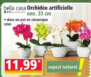 Orchidée artificielle env. 33 cm