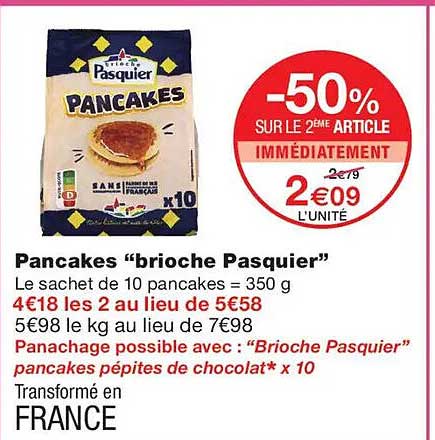 Pancakes “brioche Pasquier”