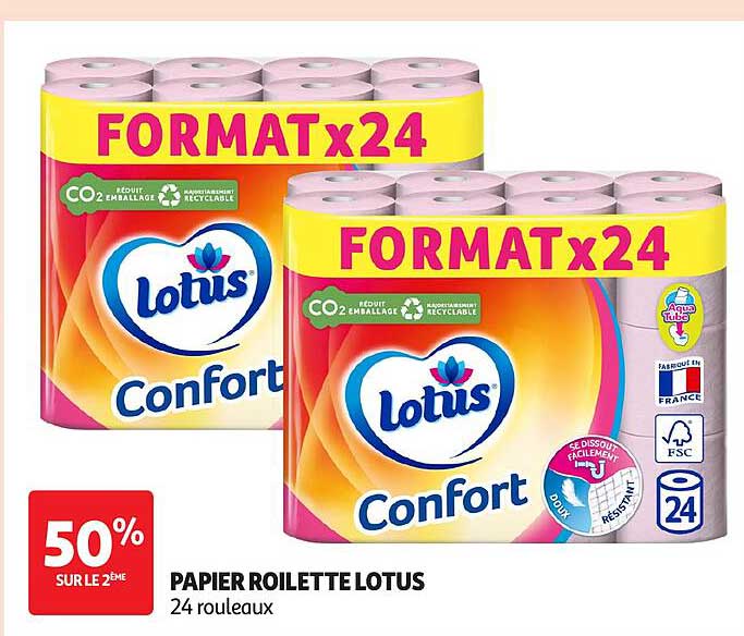 PAPIER ROLETTE LOTUS