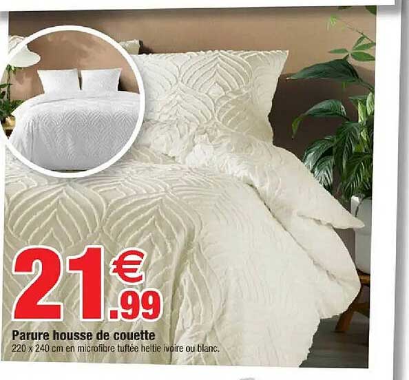 Parure housse de couette