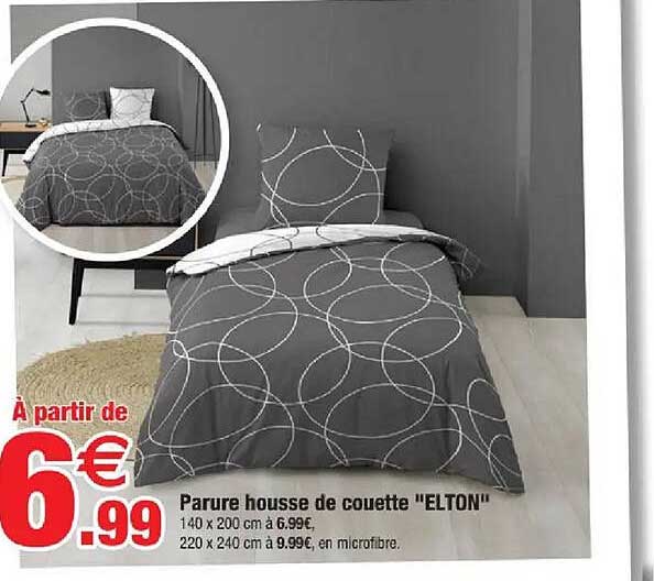 Parure housse de couette "ELTON"
