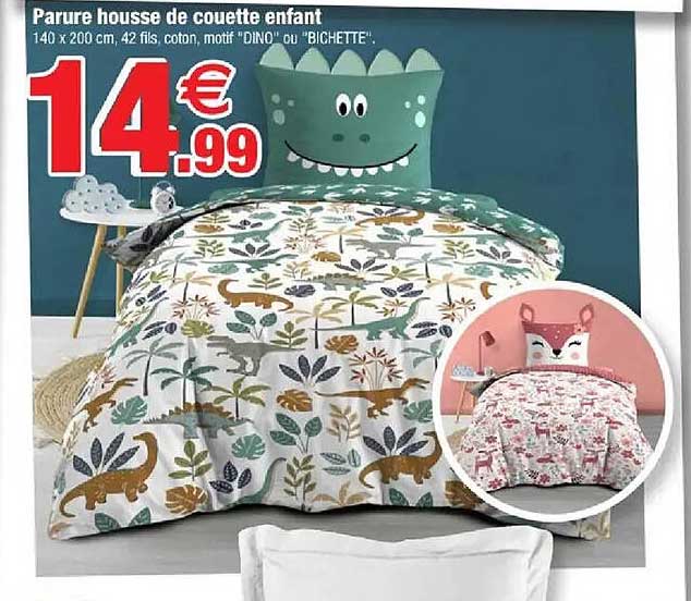 Parure housse de couette enfant