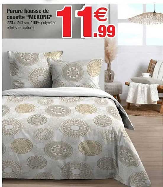 Parure housse de couette "MEGON"