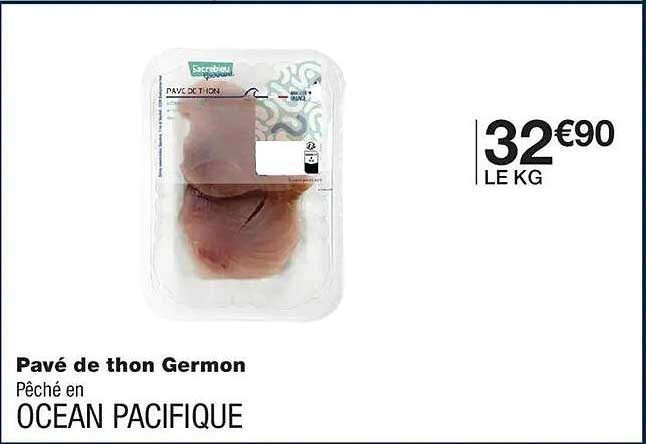 Pavé de thon Germon