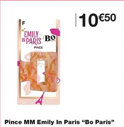 Pince MM Emily In Paris “Bo Paris”