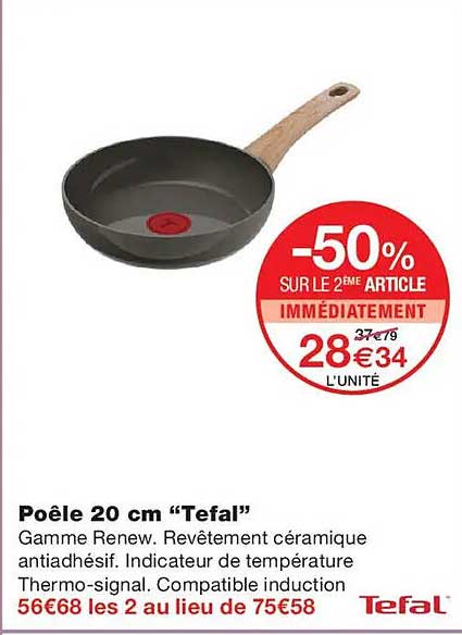 Poêle 20 cm “Tefal”