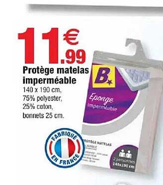 Protège matelas imperméable
