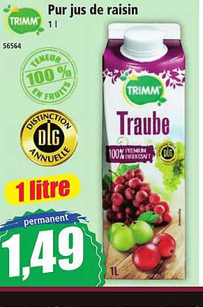 Pur jus de raisin