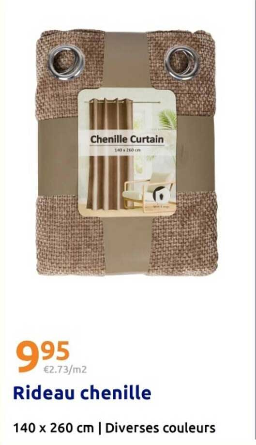 Rideau chenille