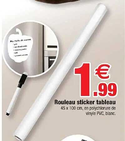 Rouleau sticker tableau