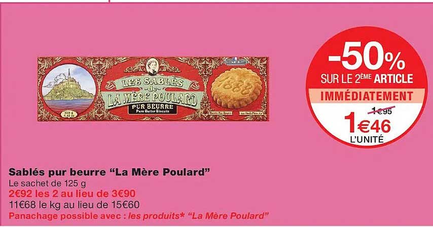 Sablés pur beurre “La Mère Poulard”