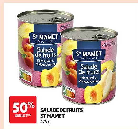 SALADE DE FRUITS ST MAMET 475 g