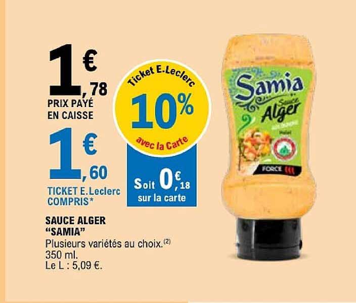 SAUCE ALGER "SAMIA"