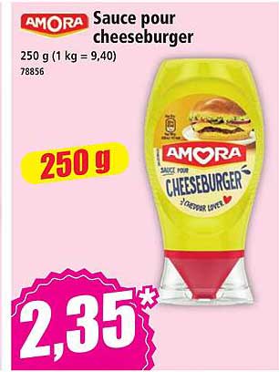 Sauce pour cheeseburger