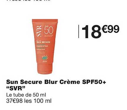 Sun Secure Blur Crème SPF50+ “SVR”