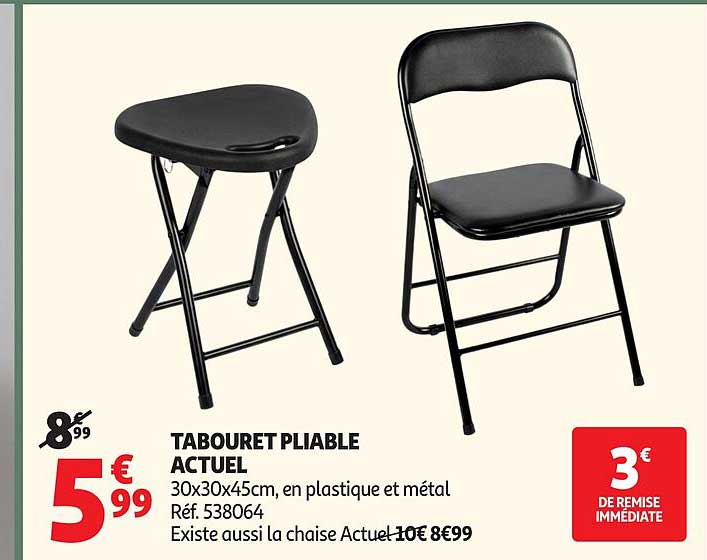 TABOURET PLIABLE ACTUEL