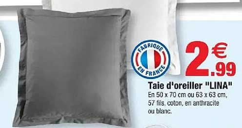 Taie d'oreiller "LINA"