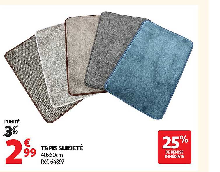 TAPIS SURJETÉ 40x60cm Réf. 64897
