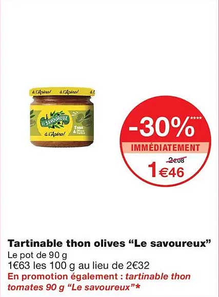 Tartinable thon olives “Le savoureux”