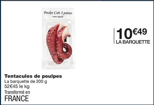 Tentacules de poulpes
