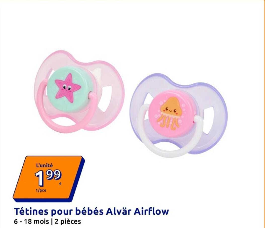 Tétines pour bébés Alvár Airflow