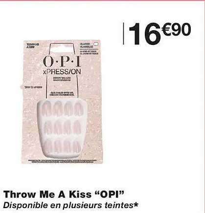 Throw Me A Kiss “OPI”