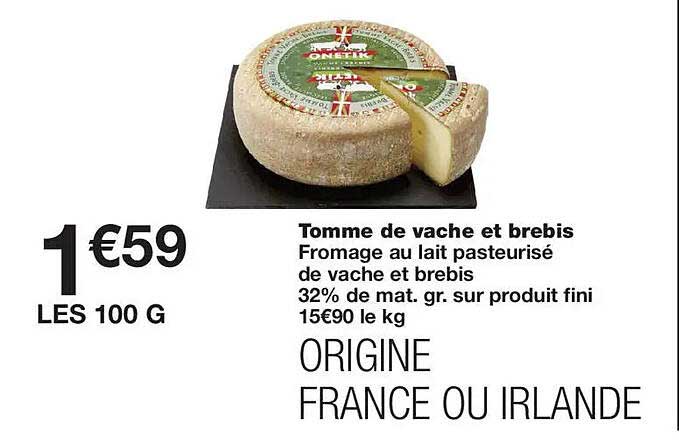 Tomme de vache et brebis