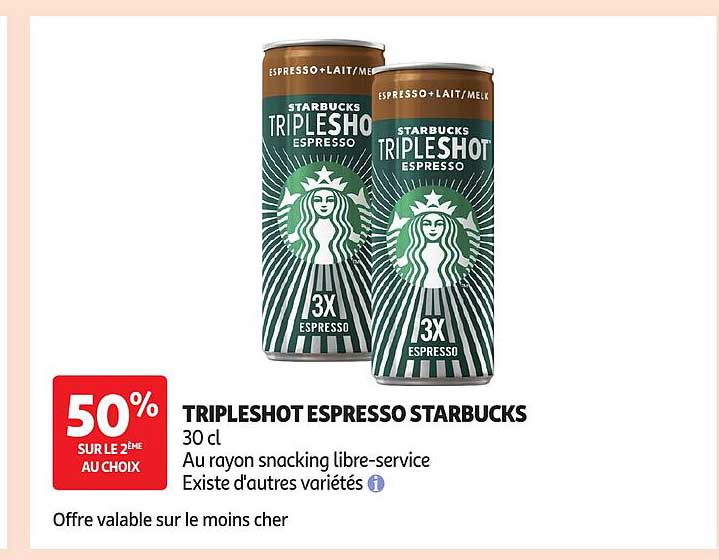 TRIPLESHOT ESPRESSO STARBUCKS