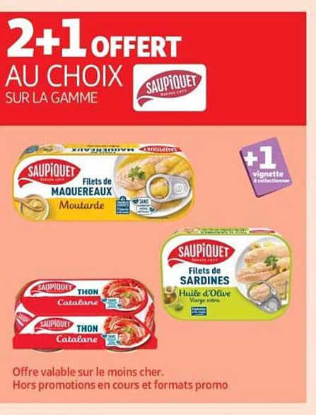 2+1 OFFERT AU CHOIX SUR LA GAMME
