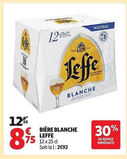BIÈRE BLANCHE LEFFE