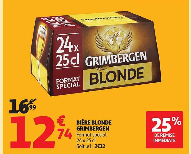 BIÈRE BLONDE GRIMBERGEN