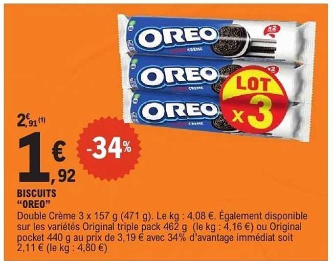 BISCUITS "OREO"