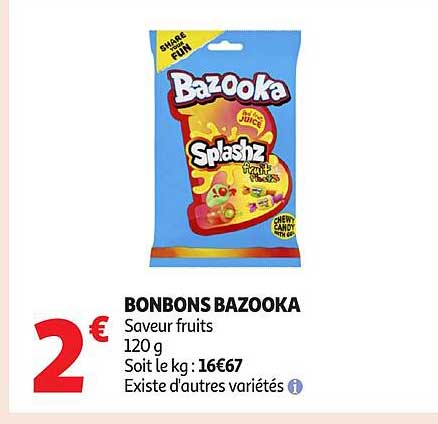 BONBONS BAZOOKA