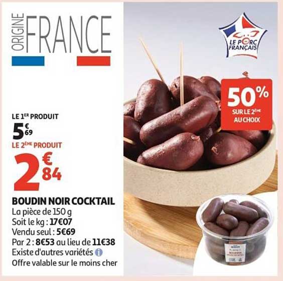 BOUDIN NOIR COCKTAIL