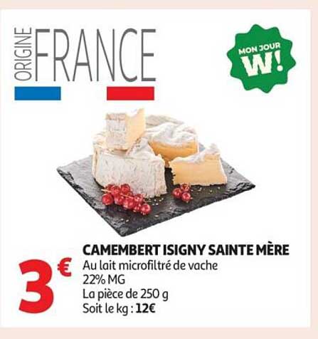 CAMEMBERT ISIGNY SAINTE MÈRE
