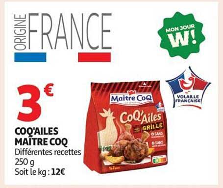 COQ'AILES MAÎTRE COQ