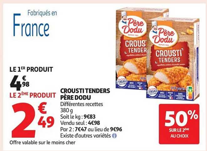 CROUSTI TENDERS PÈRE DODU