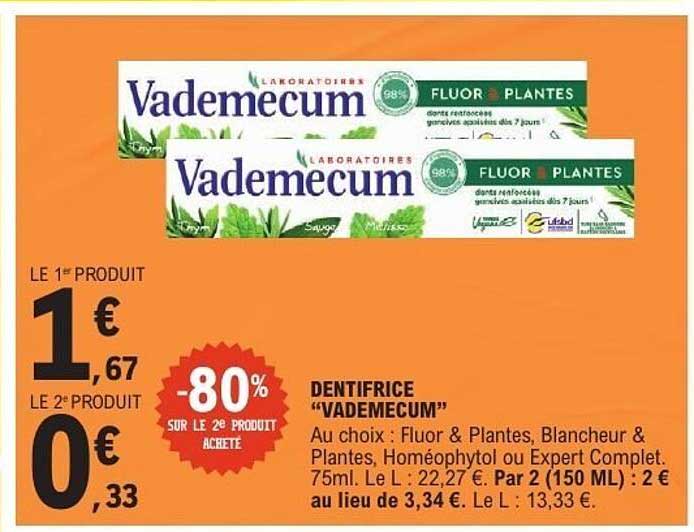 DENTIFRICE “VADEMECUM”