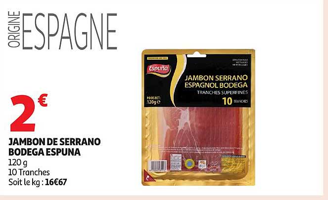 JAMBON DE SERRANO BODEGA ESPUNA