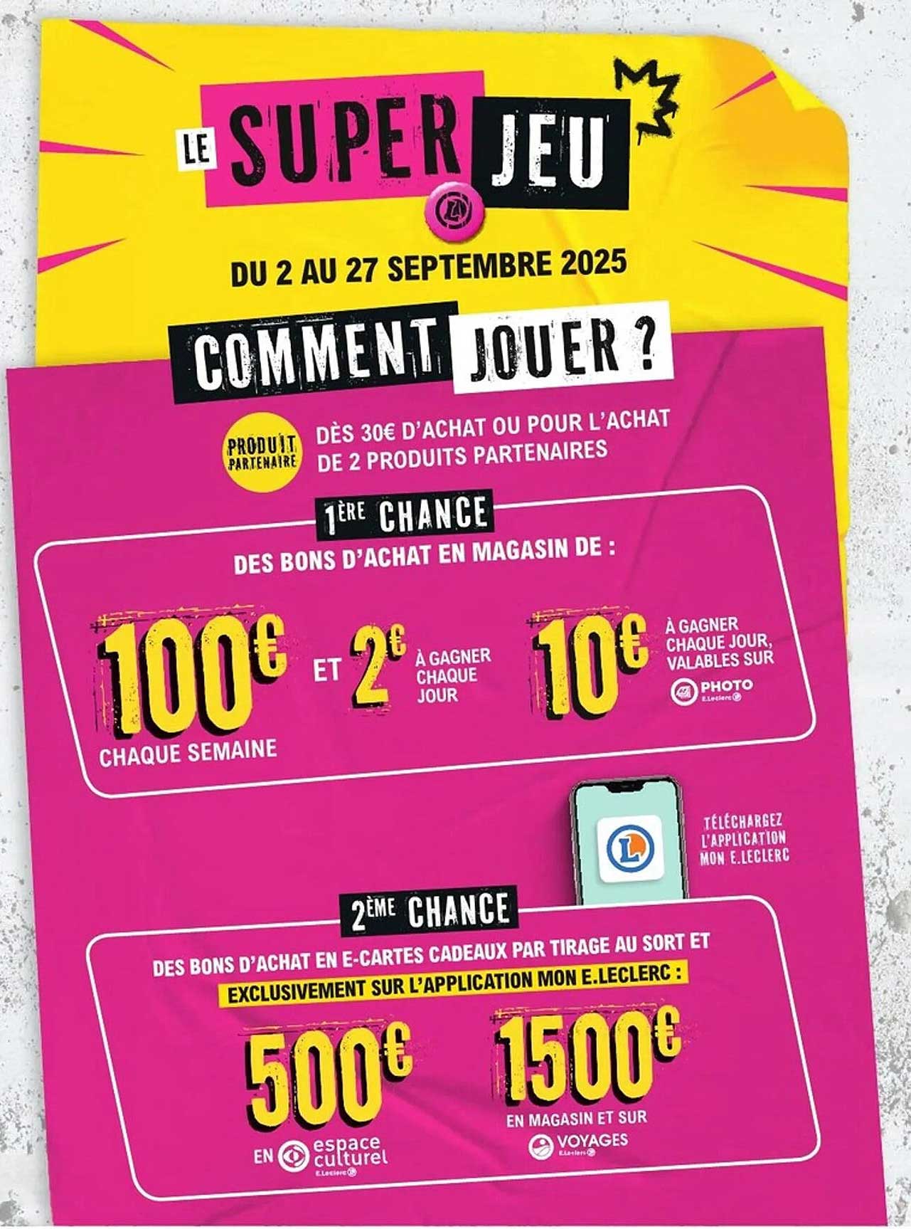 LE SUPER JEU