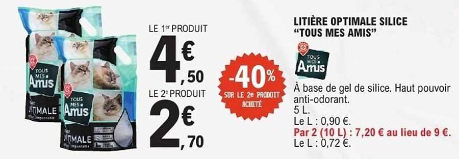 LITIÈRE OPTIMALE SILICE "TOUS MES AMIS"