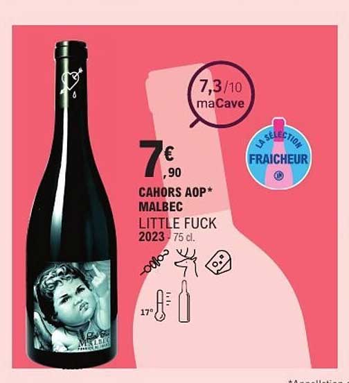 LITTLE FUCK 2023 Cahors AOP Malbec
