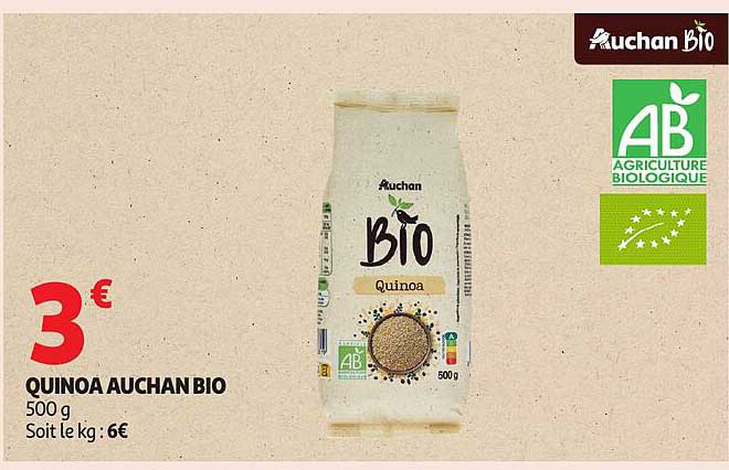 QUINOA AUCHAN BIO